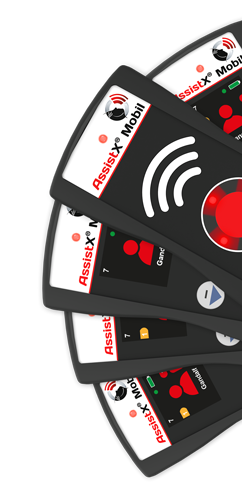 AssistX Mobile transmitter and receiver group diversified